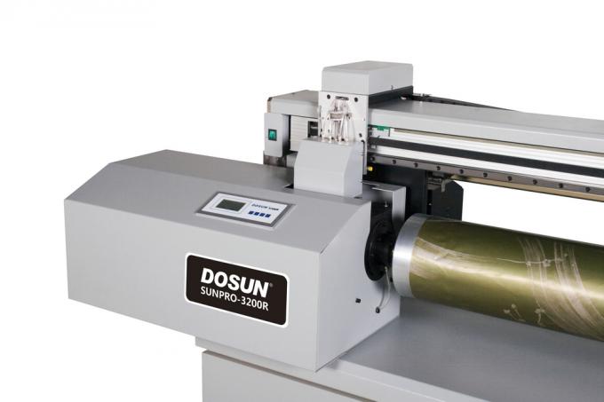 Attrezzatura rotatoria dell'incisore del getto di inchiostro del tessuto, macchina per incidere rotatoria di Digital 360DPI/720DPI 4